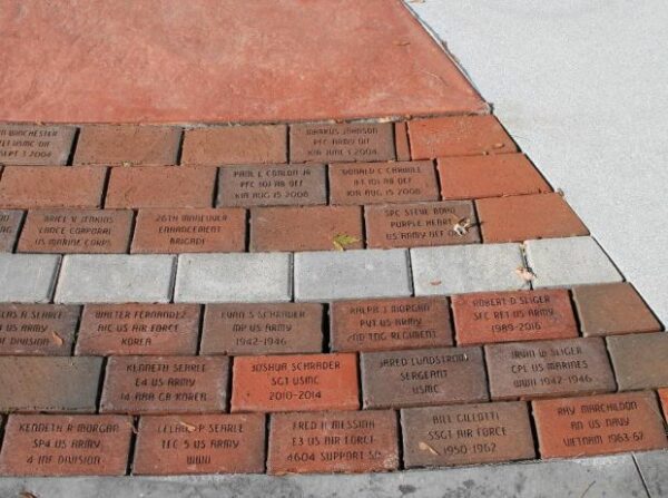 PEPPERELL VETERANS MEMORIAL BRICKS SECTION Y