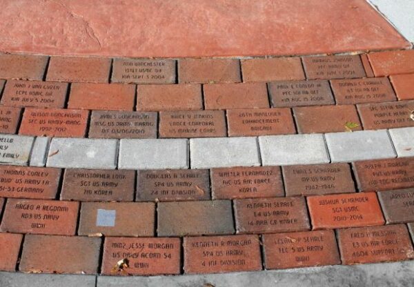 PEPPERELL VETERANS MEMORIAL BRICKS SECTION X
