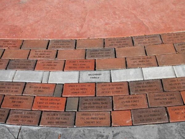 PEPPERELL VETERANS MEMORIAL BRICKS SECTION R