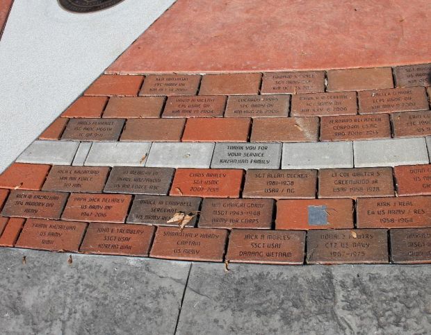 PEPPERELL VETERANS MEMORIAL BRICKS SECTION P