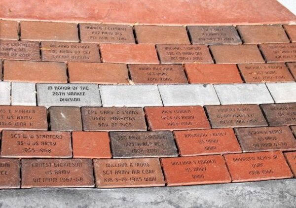 PEPPERELL VETERANS MEMORIAL BRICKS SECTION N