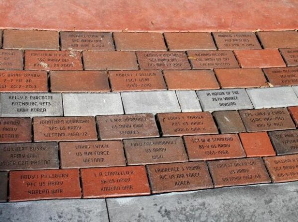 PEPPERELL VETERANS MEMORIAL BRICKS SECTION M
