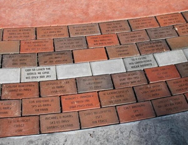 PEPPERELL VETERANS MEMORIAL BRICKS SECTION J