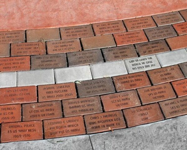 PEPPERELL VETERANS MEMORIAL BRICKS SECTION I
