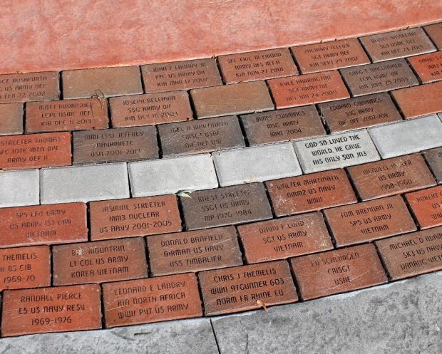 PEPPERELL VETERANS MEMORIAL BRICKS SECTION I