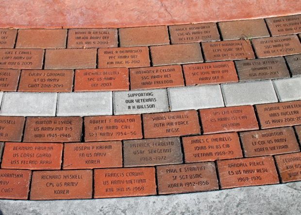PEPPERELL VETERANS MEMORIAL BRICKS SECTION H