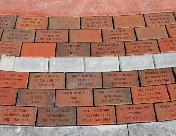 PEPPERELL VETERANS MEMORIAL BRICKS SECTION G