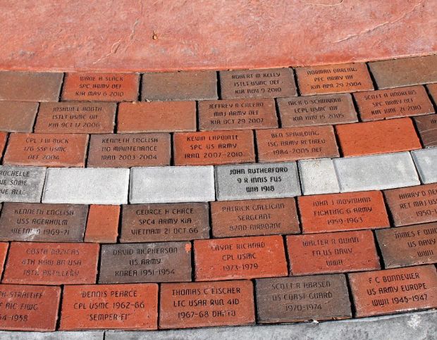 PEPPERELL VETERANS MEMORIAL BRICKS SECTION F
