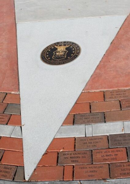 PEPPERELL VETERANS MEMORIAL BRICKS SECTION C