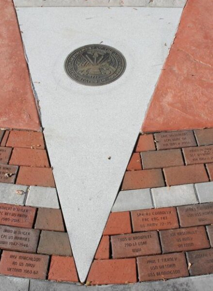 PEPPERELL VETERANS MEMORIAL BRICKS SECTION B