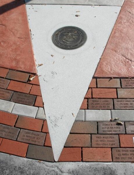 PEPPERELL VETERANS MEMORIAL BRICKS SECTION A