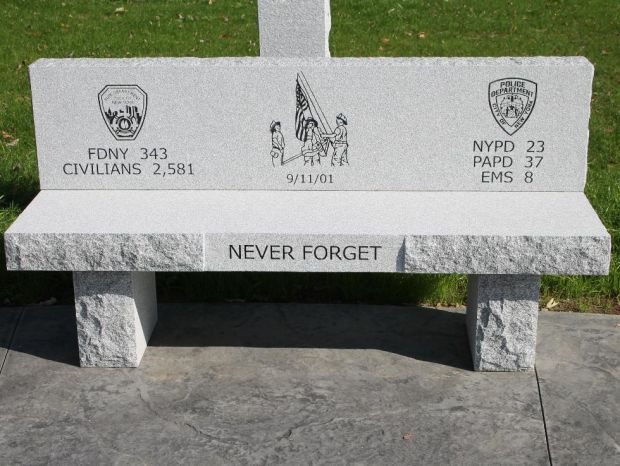 PEPPERELL NEVER FORGET MEMORIAL BENCH