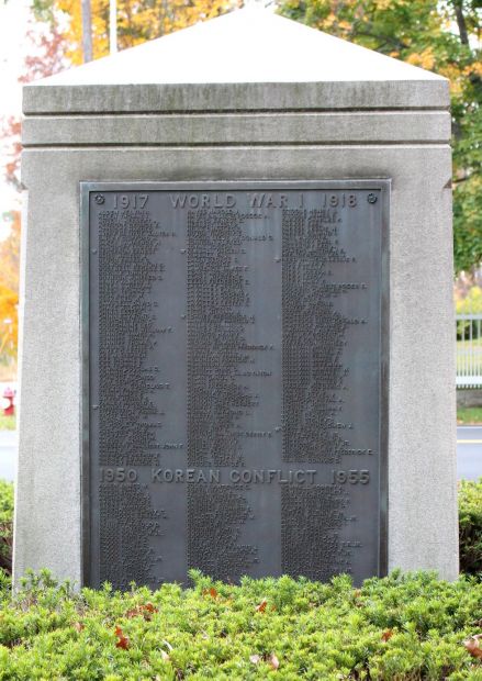 PEPPERELL WAR VETERANS MEMORIAL SIDE B
