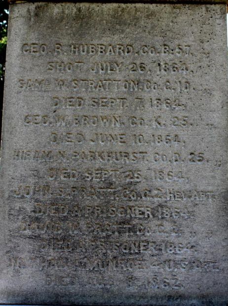 PAXTON CIVIL WAR MEMORIAL STONE D