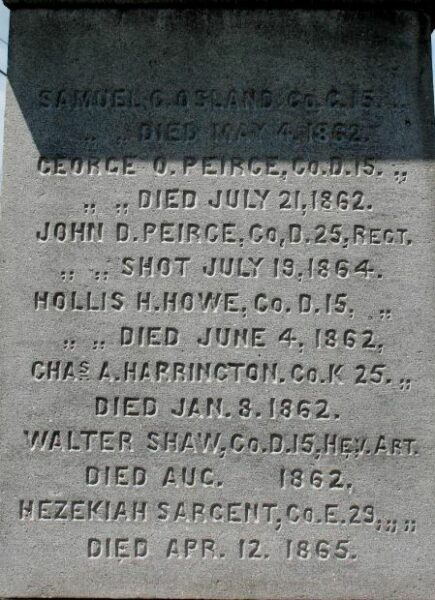 PAXTON CIVIL WAR MEMORIAL STONE C