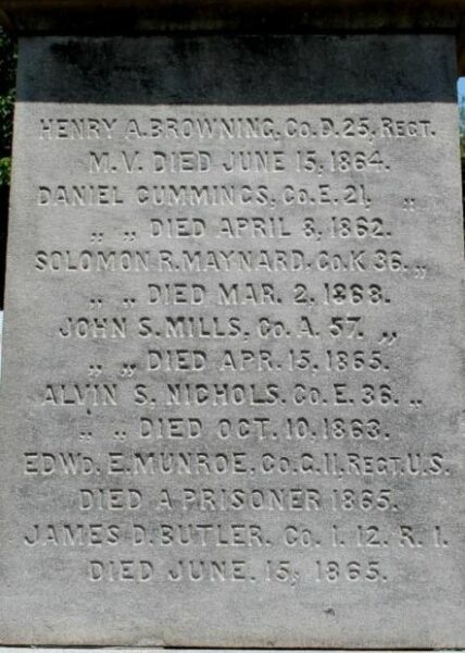 PAXTON CIVIL WAR MEMORIAL STONE B