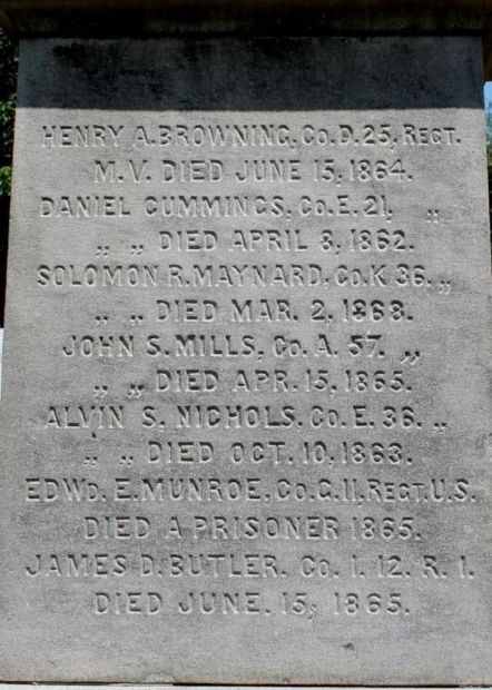 PAXTON CIVIL WAR MEMORIAL STONE B
