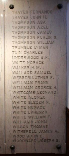 PALMER WAR OF THE REBELLION MEMORIAL STONE L