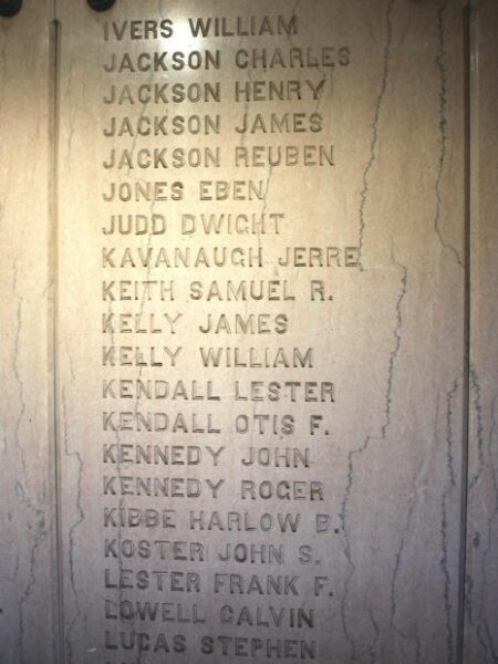 PALMER WAR OF THE REBELLION MEMORIAL STONE H