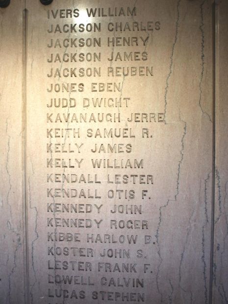 PALMER WAR OF THE REBELLION MEMORIAL STONE H