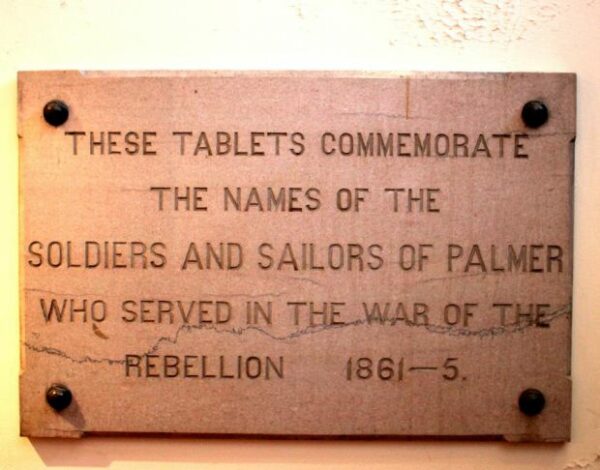 PALMER WAR OF THE REBELLION MEMORIAL STONE A