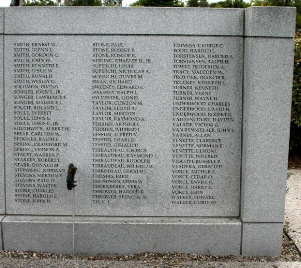 ORANGE WORLD WAR II MEMORIAL STONE I