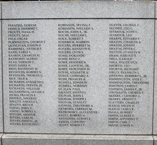ORANGE WORLD WAR II MEMORIAL STONE H