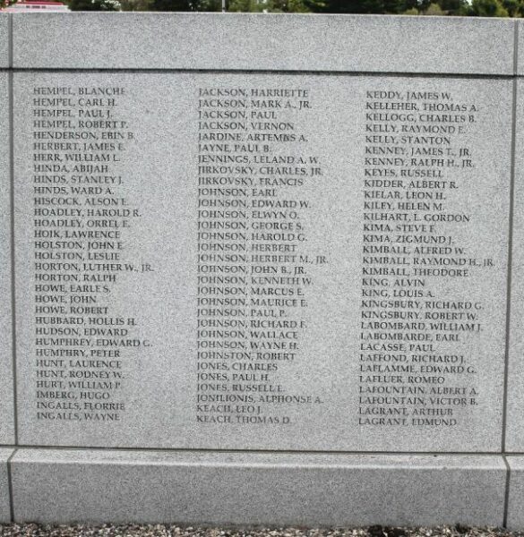 ORANGE WORLD WAR II MEMORIAL STONE E