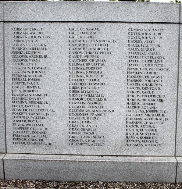 ORANGE WORLD WAR II MEMORIAL STONE D