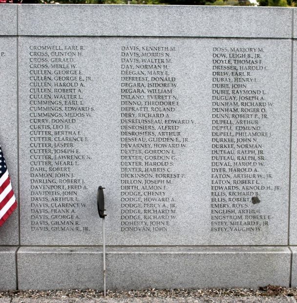 ORANGE WORLD WAR II MEMORIAL STONE C