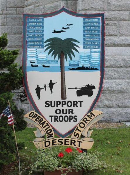 NORTH BROOKFIELD OPERATION DESERT STORM MEMORIAL