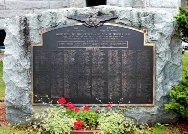NORTH BROOKFIELD WORLD WAR II MEMORIAL