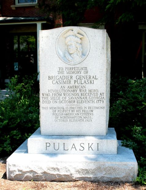 NORTHAMPTON BRIGADIER GENERAL CASIMIR PULASKI WAR MEMORIAL