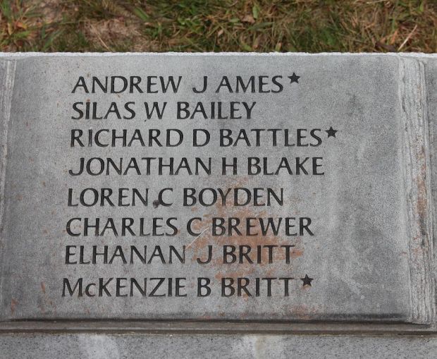 THE WALK OF HEROES CIVIL WAR MEMORIAL PAVER C