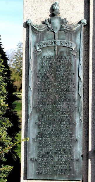 NORTHBOROUGH WORLD WAR MEMORIAL PLAQUE B