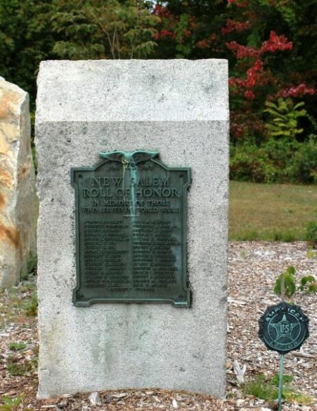 NEW SALEM WORLD WAR II MEMORIAL