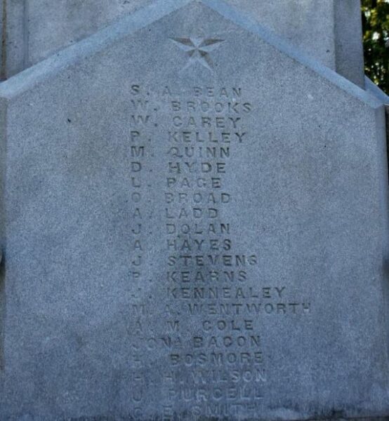 NATICK CIVIL WAR MEMORIAL STONE C
