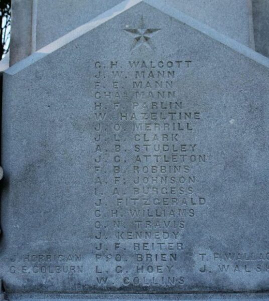 NATICK CIVIL WAR MEMORIAL STONE B