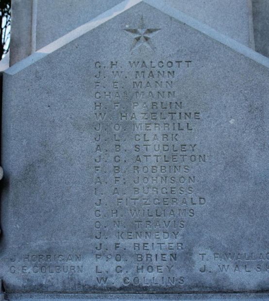 NATICK CIVIL WAR MEMORIAL STONE B