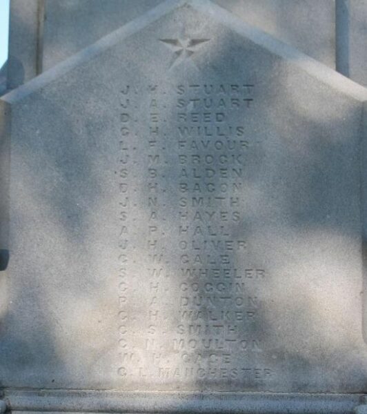 NATICK CIVIL WAR MEMORIAL STONE A