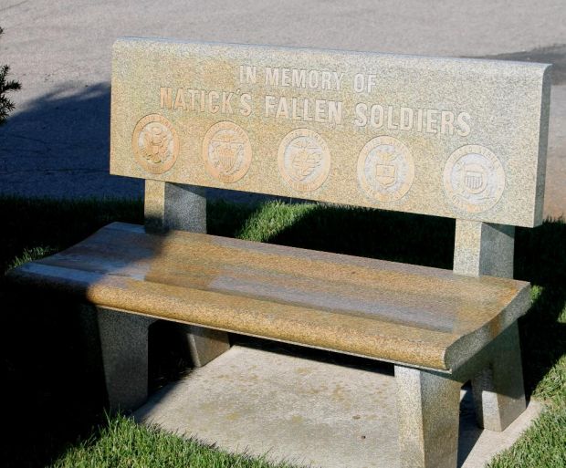 NATICK FALLEN SOLDIERS MEMORIAL BENCH
