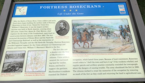 FORTRESS ROSECRANS WAR MEMORIAL PANEL