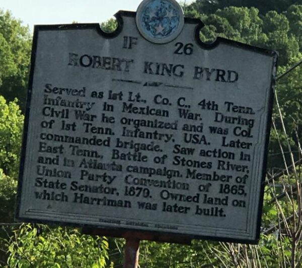 ROBERT KING BYRD WAR MEMORIAL MARKER