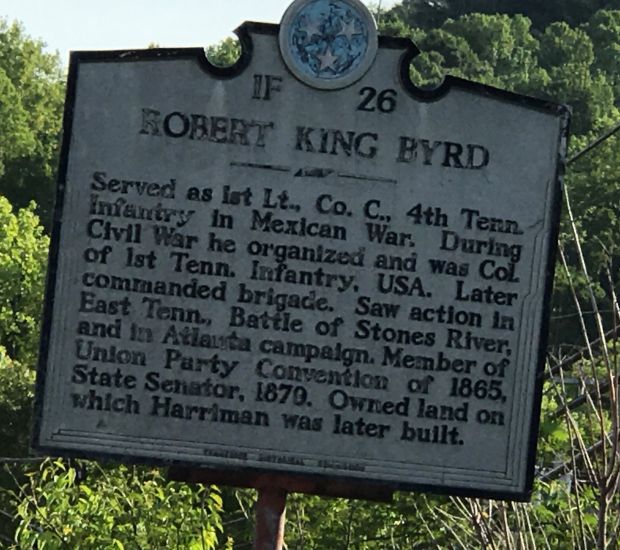 ROBERT KING BYRD WAR MEMORIAL MARKER