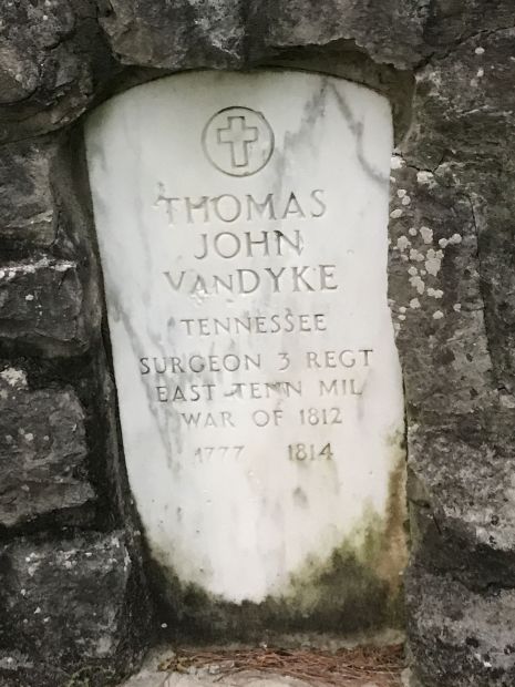 THOMAS JOHN VANDYKE WAR MEMORIAL CEMETERY STONE