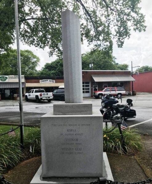 MOORE COUNTY WAR VETERANS MEMORIAL SIDE C