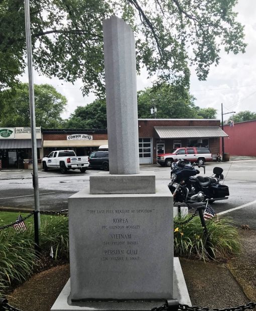 MOORE COUNTY WAR VETERANS MEMORIAL SIDE C