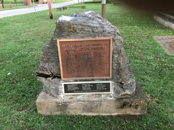 MARSHALL COUNTY REVOLUTIONARY WAR PATRIOTS MEMORIAL
