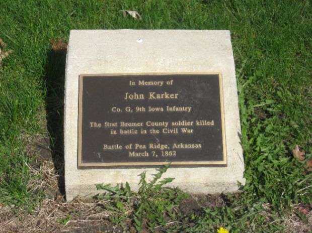 JOHN KARKER WAR MEMORIAL