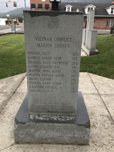 VIETNAM CONFLICT MARION COUNTY MEMORIAL